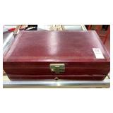 Vintage locking jewelry box