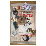 1964 Pgh Pirates schedule, wooden nickel mini