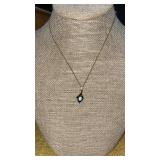 Opal Sterling Silver pendant with GF chain