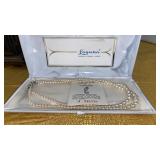 Laguna simulated double strand necklace