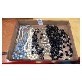 (7) Vintage bead necklaces