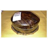 Early plastic tortoiseshell dresser box
