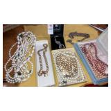Vintage necklaces, pearls