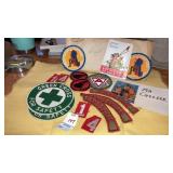 Vintage Boy Scout patches cards