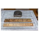 Lufkin Mezurall tape measure and  6ï¿½ï¿½  rulers
