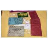 Conemaugh Twp high school memorabilia, UPJ card,