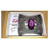 Antique pin w/ gemstone