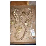 Vintage necklaces -1 signed Coro, Lisner pendant