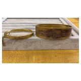 Vintage bangle bracelets.