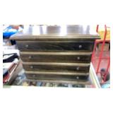 Wooden 4-drawer jewelry chest