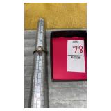 Sarah Adjustable Sterling pearl ring. Size 5 1/2