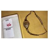 10k gold filled Hamilton ladies wristwatch