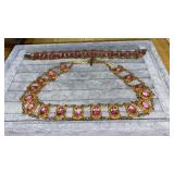 Antique Victorian or Georgian pink collar