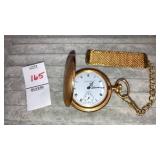 Clinton 17 jewel pocket watch Incabloc Swiss made