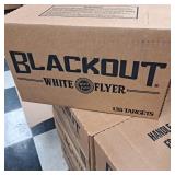 Blackout white flyer targets (135) new in box