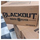 Blackout white flyer targets (135) new in box