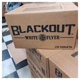 Blackout white flyer targets (135) new in box