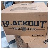 Blackout white flyer targets (135) new in box