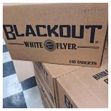 Blackout white flyer targets (135) new in box