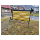 Lighted sign with letters 8ft. X 77in ta ll l