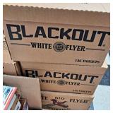 Blackout white flyer targets (135) new in box