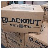 Blackout white flyer targets (135) new in box