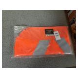 Small medium orange dog vest