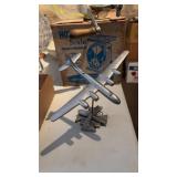 B-29 Aluminum Fighter Plane Desk Top Statue
