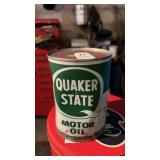 Quaker State Motor Oil Can