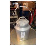 Aluminum Milk Can 7 Inches Tall