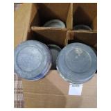 Ball and Atlas zinc lids with porcelain caps box