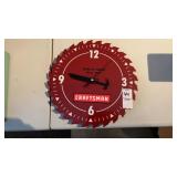 Sears Craftsman Saw Blade Clock