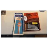 Vintage Maps and Stapler