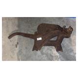 Vintage Cast Iron Corn Cutter marked H&D York, PA