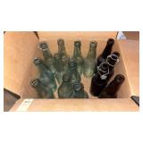 Box of Assorted Beer Bottles