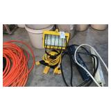 Clamp Mount Shop Light and 2 Power Strips