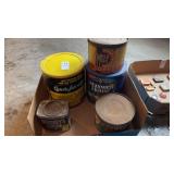 Lot of Advertising Coffee Cans