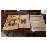 Lot of Antique Sheet Music Books