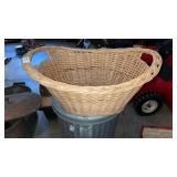 Wicker Laundry Basket with Handles