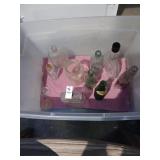 Vintage bottle lot Coke, Squirt, Seagrams,