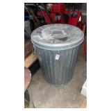 Galvanized Trash Can
