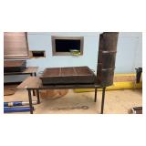 Custom Made Welding Shop Charcoal Grill