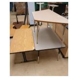 3 tables 30" x "48, 24" x 48" and 58"
