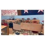 Lot of School Desk BRING HELP TO LOAD