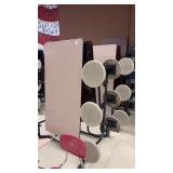 2 Cafeteria Fold Out Lunch Tables