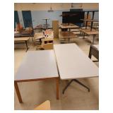 Lot of 2 tables 36" x 60" and 35" x 83"