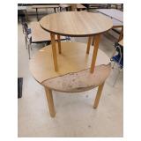 Lot of round tables 42" and 29" dia