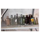 Lot of Glass Bottles