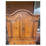 Wooden television stand