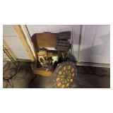 Dart Board, Glass Decor Wooden Children